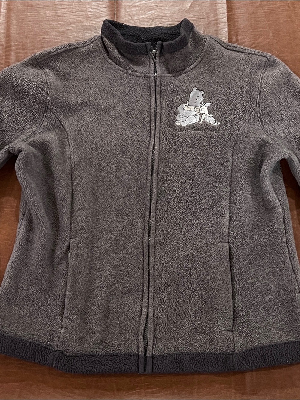 Disney Winnie the Pooh Women’s Full Zip Fleece Jacket - Size XL